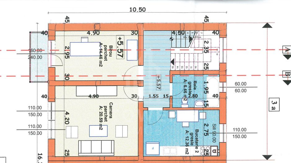 🏢 Apartament cu Destinație Birouri – Etaj 1, 3 Camere, 55 mp – Ultracentral - Poză 1