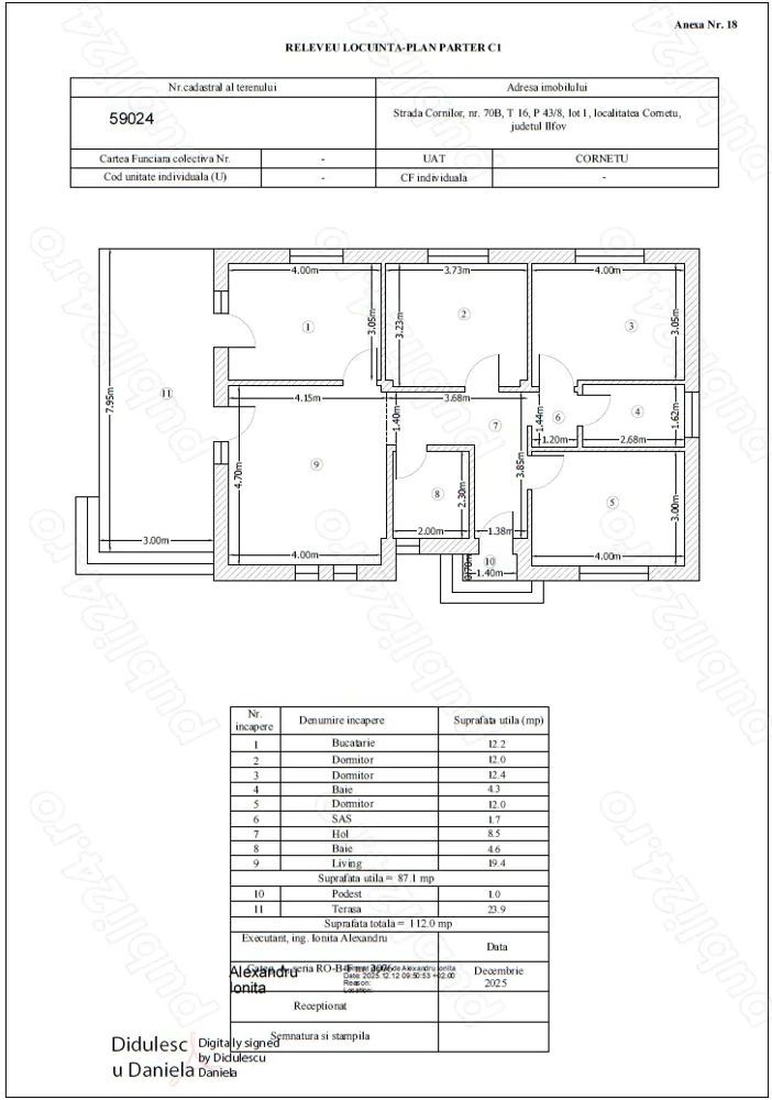 Casa Individuala 4 camere de vanzare Cornetu, 428 mp teren - Poză 10