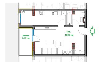 Apartament nou de vanzare 44 mp Soporului Comision 0% - Poză 5