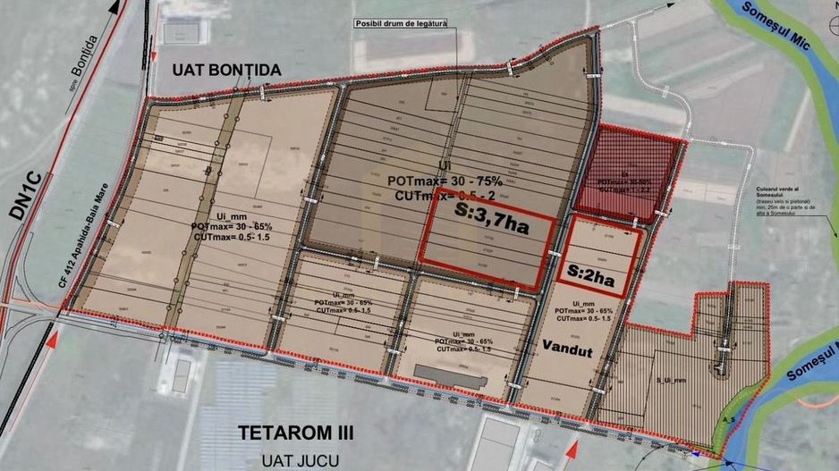 Vânzare teren industrial, parcul Tetarom III, Jucu - Poză 4