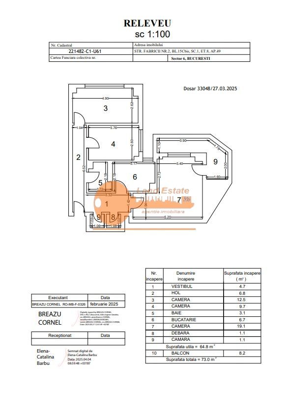 3 camere la 200m de metrou Lujerul - Poză 20