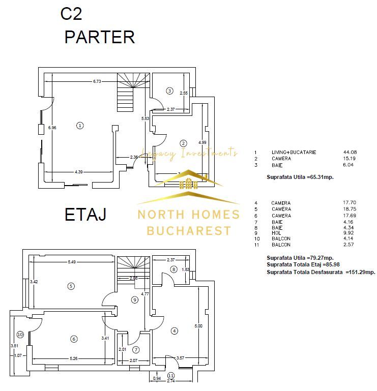 Duplex compus din 4 camere, 3 bai si curte zona Chitila - Comision 0% - Poză 9