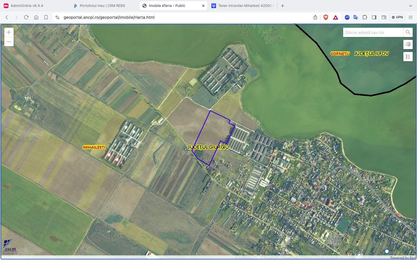 Teren extravilan Mihailesti 15 ha - Poză 14