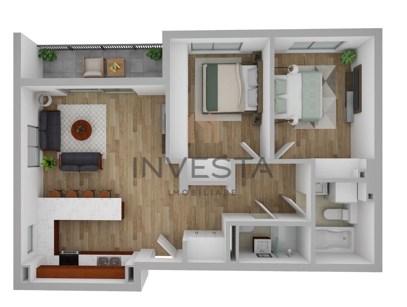 Apartament 3 camere decomandat, Constructie Premium, Andrei Muresanu! - Schiță 7