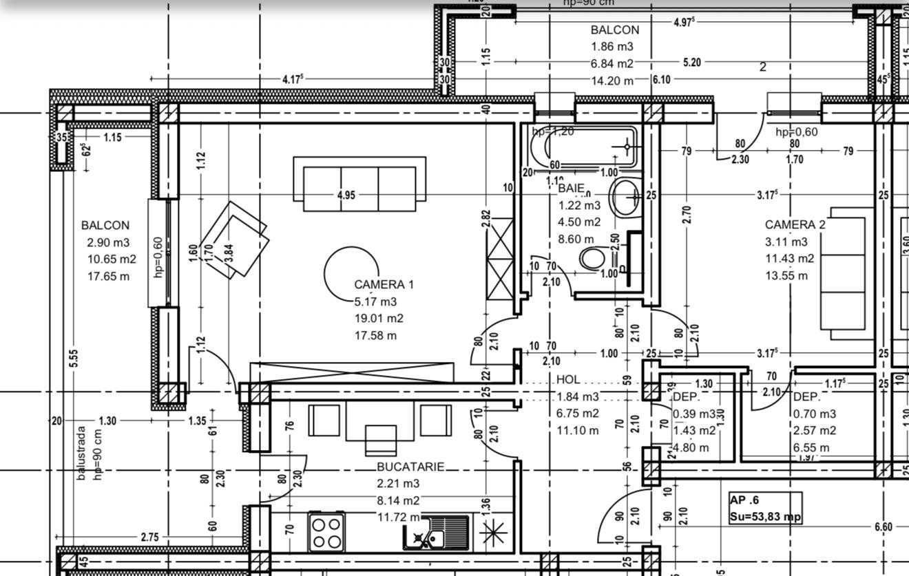 Giroc | 2 Camere-54 mp | 2 Balcoane | Loc de parcare - Poză 8