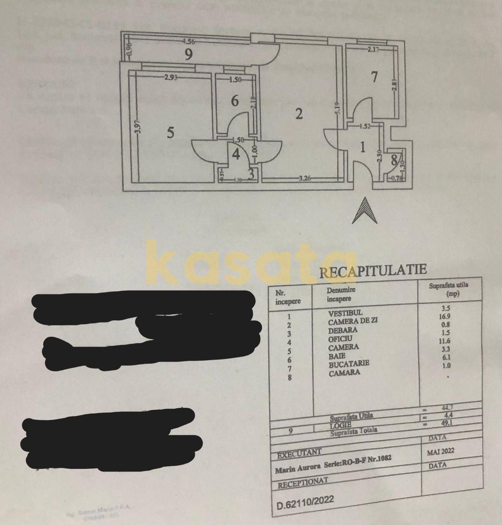 Apartament 2 Camere | Gorjului | Etaj Intermediar | Renovat - Schiță 17