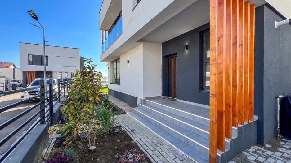 Vilă individuală elegantă, complet mobilată și utilată, lângă parcul și pădurea din Corbeanca - Poză 31