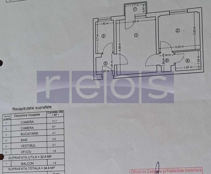 OCAZIE  VANZAREA  2 CAMERE | BLD TIMISOARA | METROU - Schiță 7