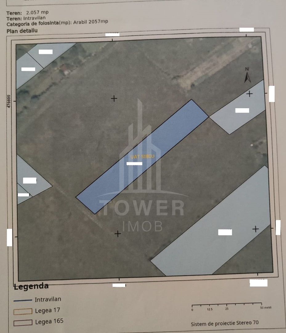 Teren intravilan de vânzare | Zona Ștrand-Sibiu (Câmpșor) - Poză 3