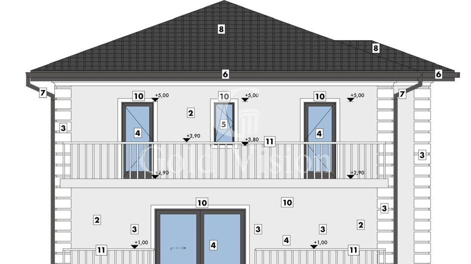 Casa noua cu 5 camere si teren de 740 mp in Livezeni - Poză 2