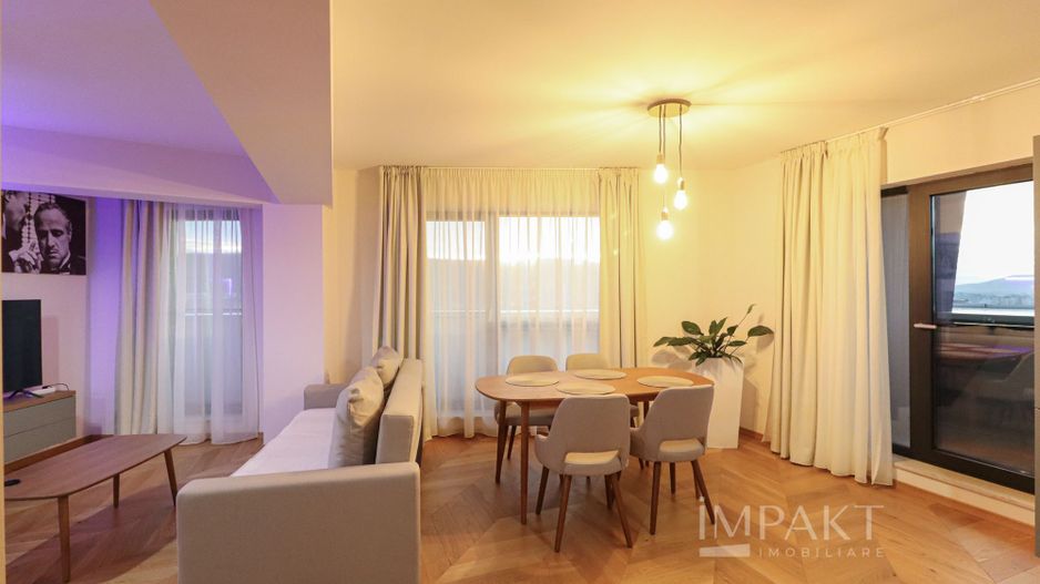 Apartament cu 2 camere ultrafinisat, cu un view deosebit, situat in ansamblul Wings! - Poză 8