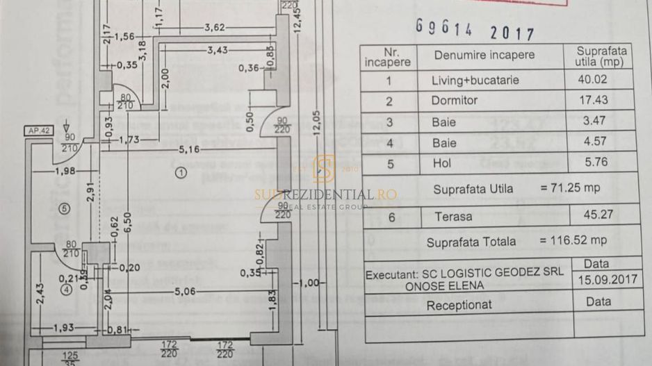 Apartament premium 2 camere si terasa, Aparatorii Patriei, Comision 0% - Schiță 14