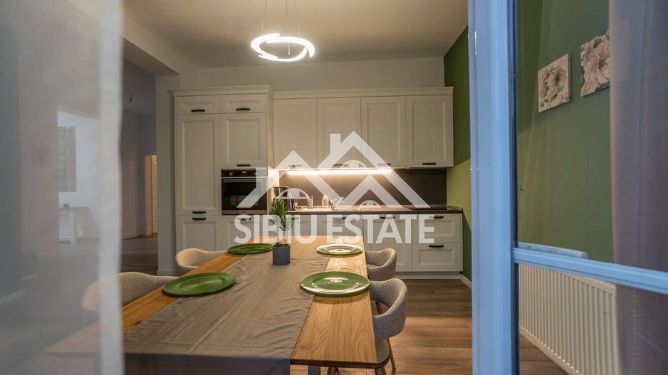 Apartament de inchiriat 3 camere cu grădină-Zona Calea Cisnadiei - Poză 10