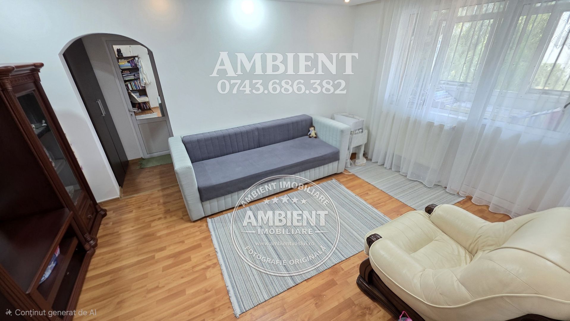 Apartament cu 2 camere, etaj 2, VASLUI - zona CENTRU; - Poză 3