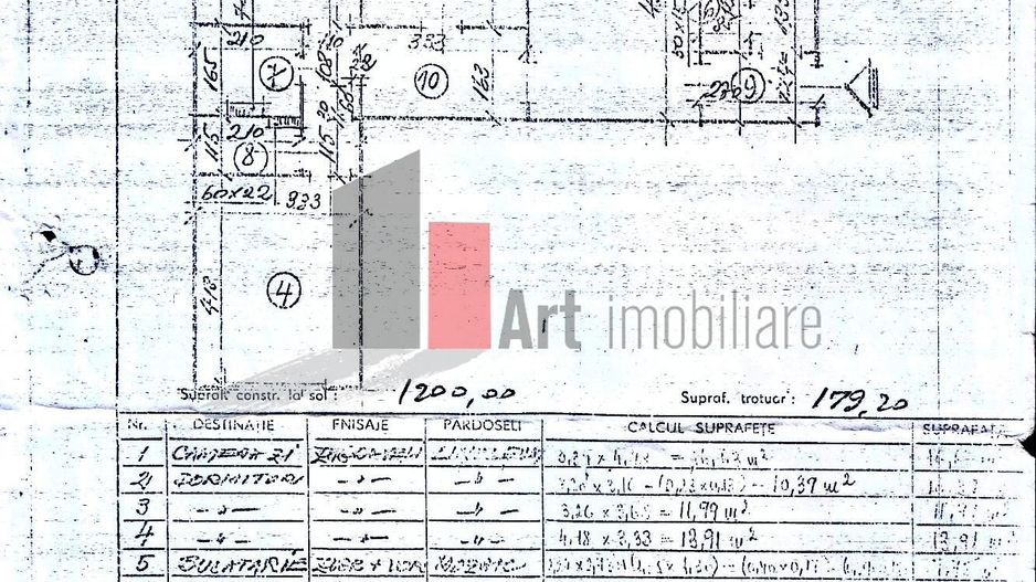 Apartament 4 camere Piața Gorjului - Schiță 10