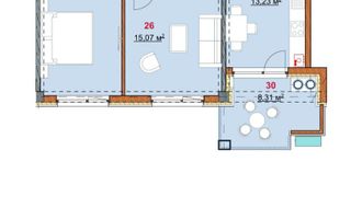 Vânzare, apartament, 3 camere, terasă, strada Grenoble, Botanica - Poză 4