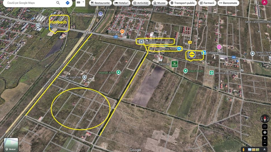 Teren 630 mp cu utilități, Moșnița Nouă – acces DJ și str. Lucia - Poză 1