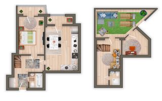 Vânzare,Penthouse,str. Nicolae Dimo,Durlești - Poză 3