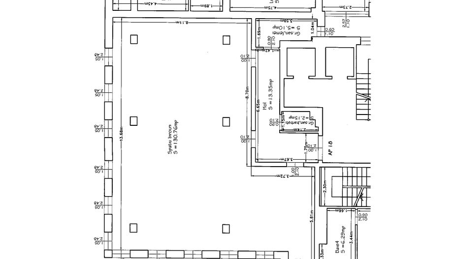 Spațiu de birouri ultracentral de închiriat – Arad Plaza, cu parcare - Poză 8