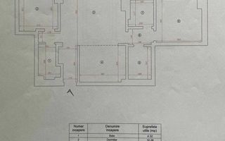 Apartament 3 camere, 2 bai, 93.57 mp, Bloc 2009 + Loc de parcare ! - Schiță 11