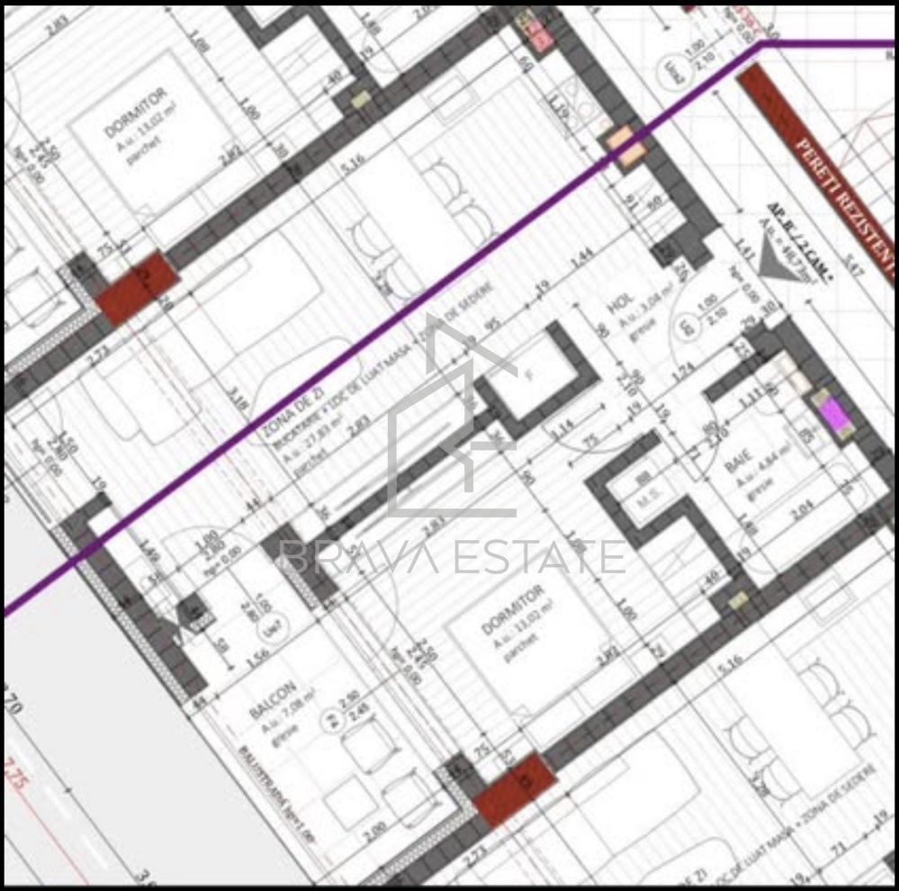 Apartament de vânzare, 49 mp, etaj 1, 2 camere , zona Vivo, Florești - Poză 3