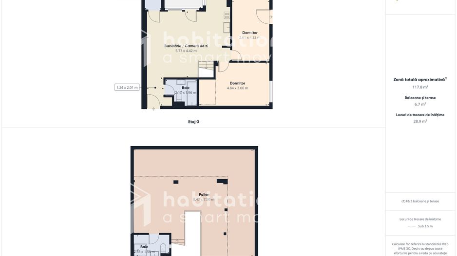 Apartament cu 4 camere, vibrant, cu scara interioară,  in City of Mara - Poză 25