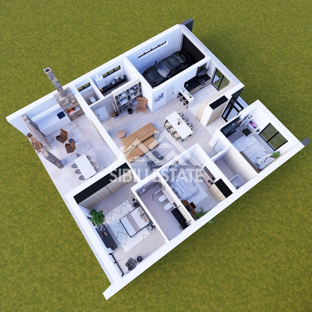 0% Comision | Casa individuala 4 camere, garaj și curte de 593 mp - Schiță 6