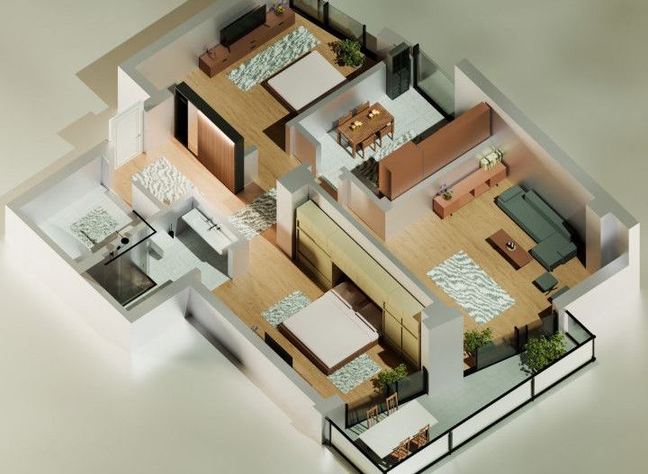 Tomis Nord - Vanzare apartament decomandat cu 3 camere, bloc nou. - Poză 11