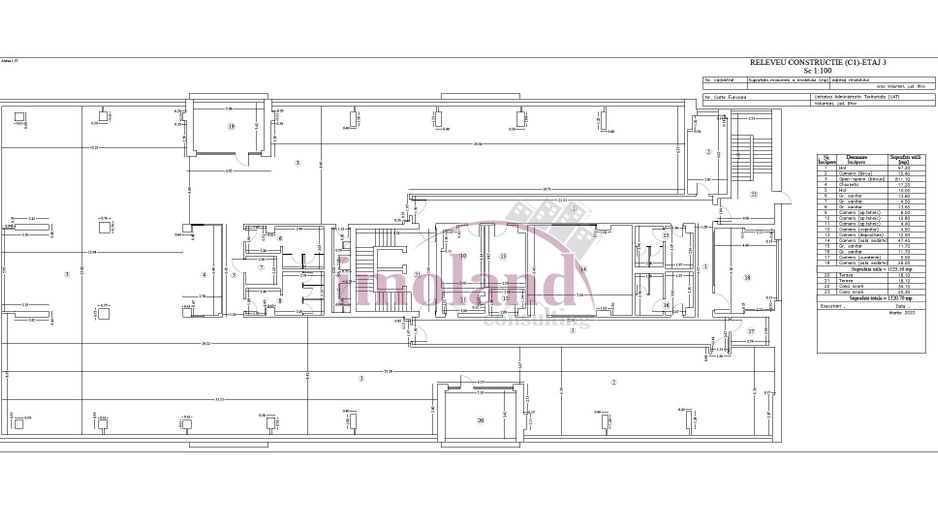 Inchiriere etaj office building + 10 locuri parcare - Pipera-Porsche - Schiță 10