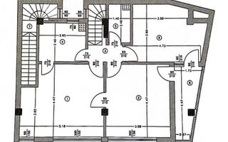 Spatiu birouri 5 camere elegant perntru inchiriere **160 mp** / Piata Romana - Schiță 22
