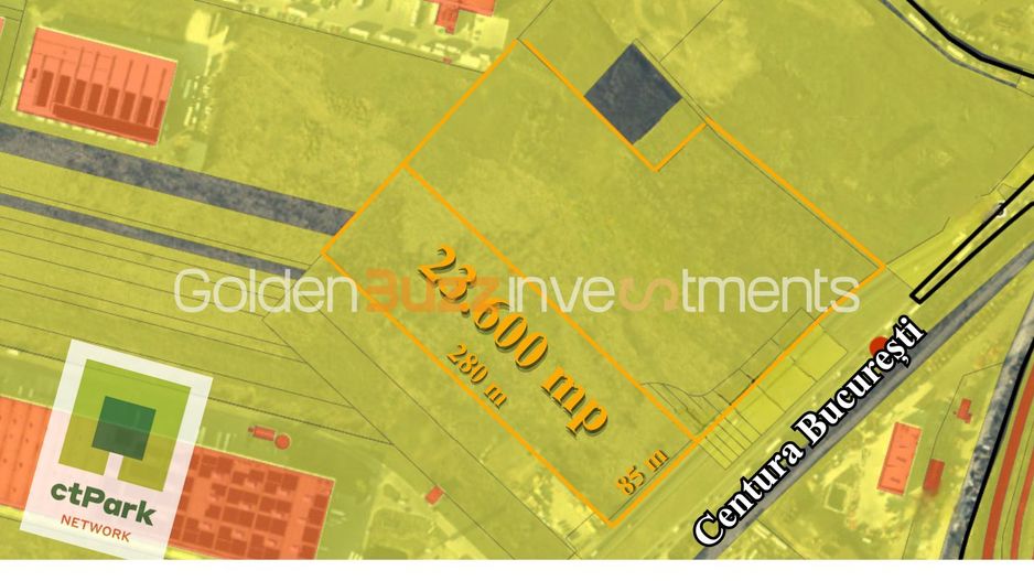 Teren de Vânzare Autorizat – Chitila | 23.600 mp | D: 85 m | - Schiță 11
