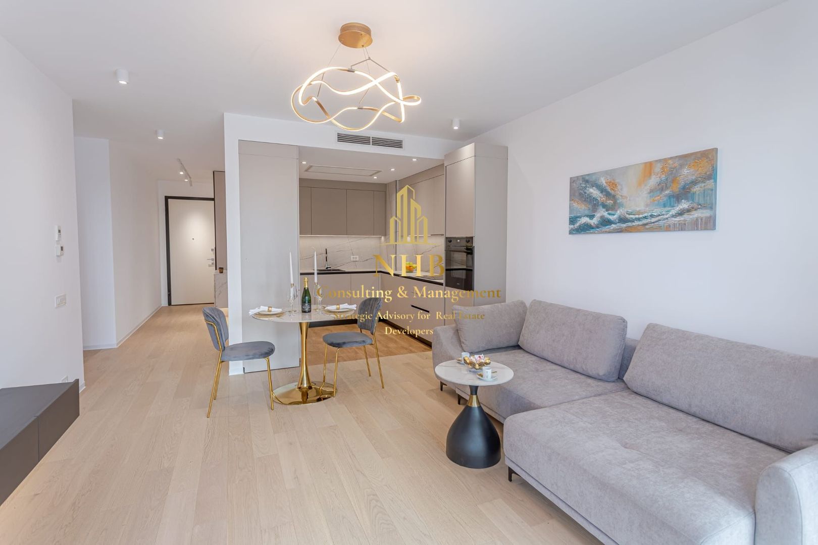 Apartament 2 camere  Nou cu Vedere la Lac – One Lake Club, Etaj 6 | Terasă 10 mp - Poză 14