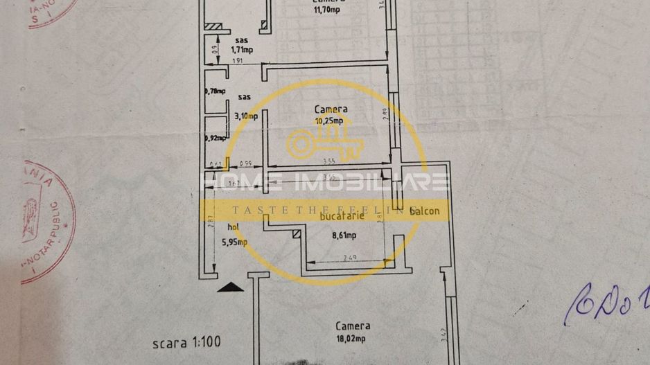 Etaj 2 Apartament 3 Camere Decomandat Pizza Nico - Poză 11