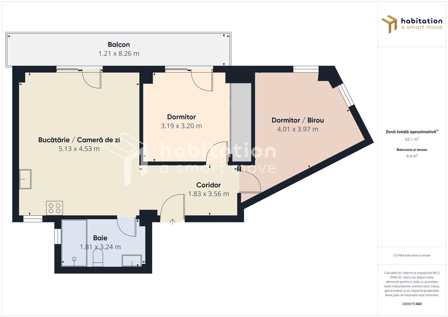 Locuința ideală în Braytim – Apartament cu 3 camere - tur virtual - Poză 29