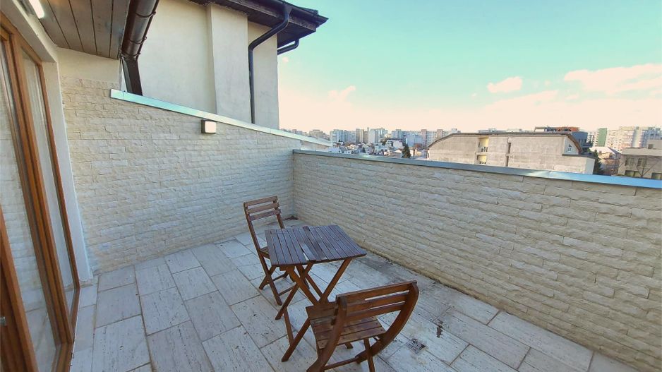 Penthouse 3 camere, 105 mp, terasa 15 mp, zona Eminescu, bloc nou - Poză 13