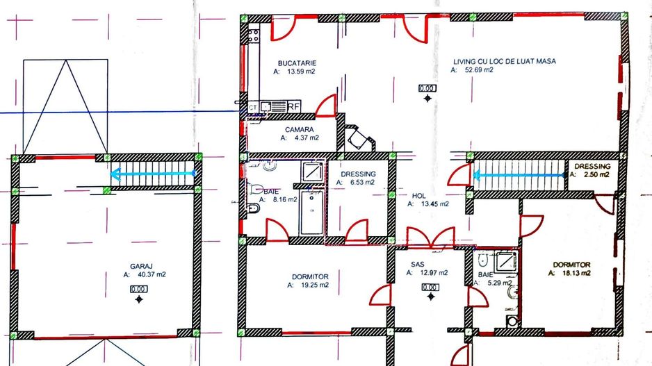Casa individuala S+P-Mosnita Noua-teren 800 mp. - Poză 45