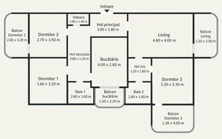 Apartament 4 camere de vânzare | Sibiu, Turnișor | 83 mp - Poză 1