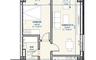 MOARA DE VANT - 2 CAMERE DECOMANDAT - ETAJ INTERMEDIAR - BLOC NOU - Poză 1