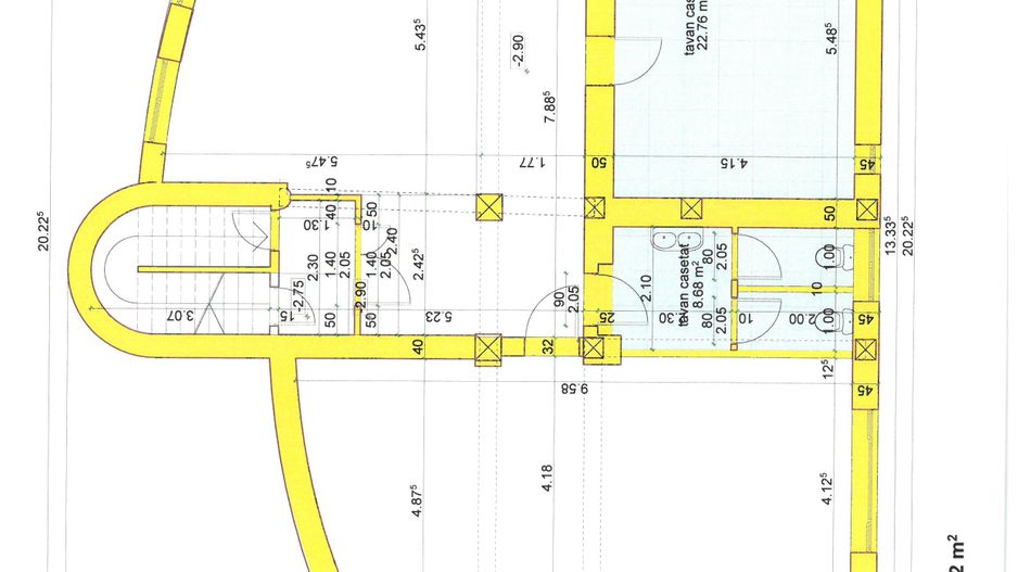 Cladire birouri - 282 mp -  zona Rebreanu - Schiță 6