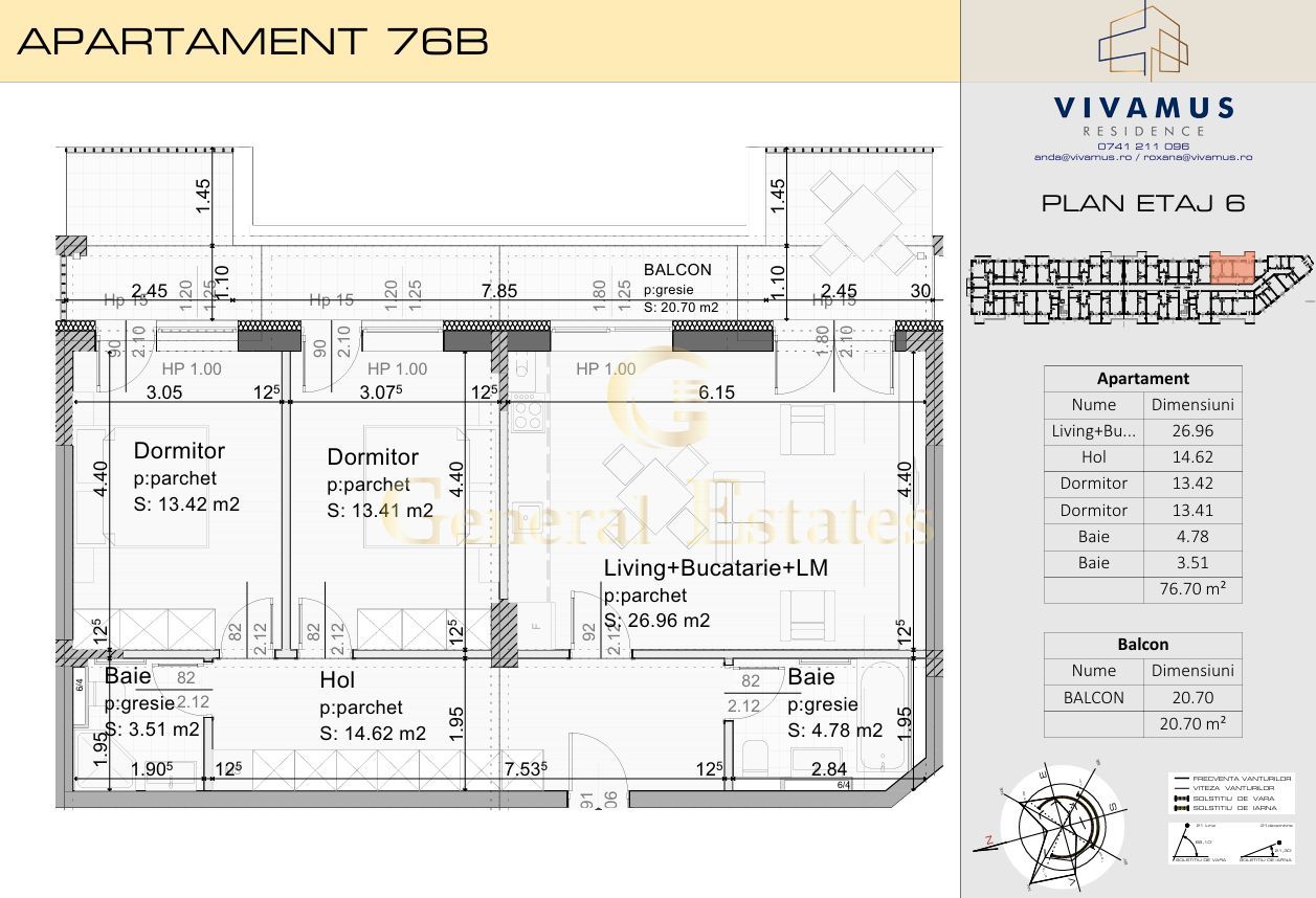Modern și primitor– Apartament 3camere OpenSpace, ideal pentru familie - Poză 2