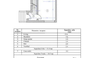 OPORTUNITATE ‖ CASĂ INDIVIDUALĂ ‖ PARCUL CĂLIN OTTOI ‖  RENOVATĂ INTEGRAL - Schiță 15