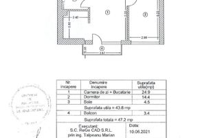 Apartament 2 camere I etaj 10/10 I vedere lac I Sisesti I Northside Park - Poză 6