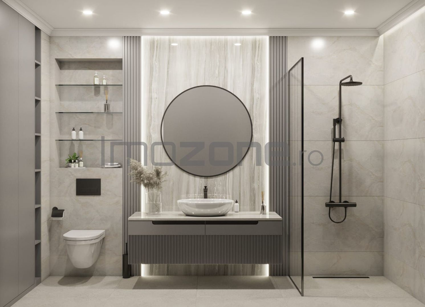 PENTHOUSE-DEOSEBIT, 4 CAMERE, 3 DORMITOARE, 3 BAI, TERASA 140,  BLOC FINALIZAT - Poză 19