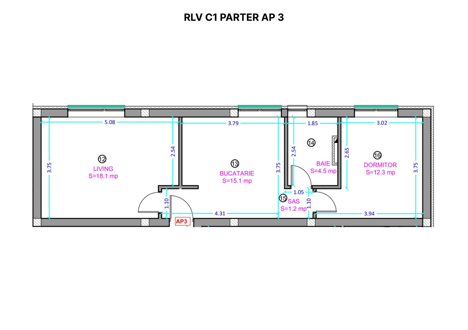 Apartament 2 camere cu bucatarie inchisa- Selimbar zona Lidl. - Poză 4