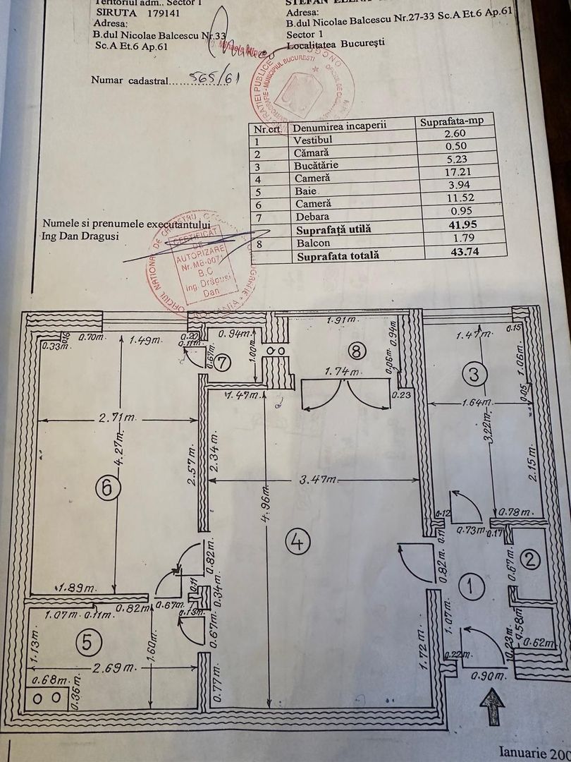 De Vanzare Studio decomandat Mosilor - Sfanta Vineri sector 3 - Poză 16