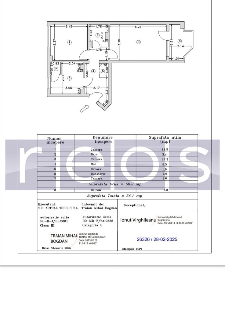 VANZARE 2 CAMERE | CALEA DOROBANTI | DECOMANDAT | BALCON SPATIOS - Poză 8