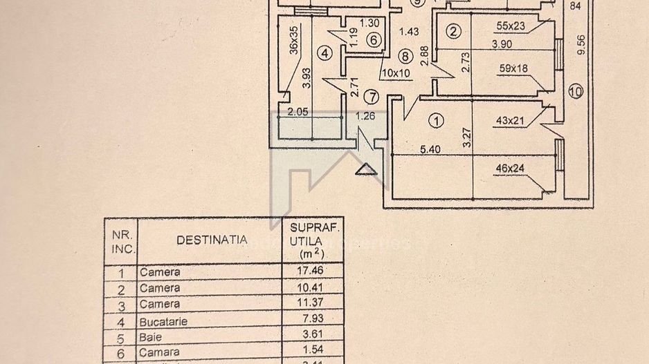 Vanzare apartament 3 camere - Berceni - Izvorul Rece - Schiță 22
