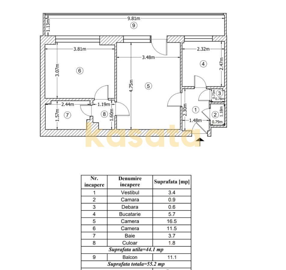 APARTAMENT 2 CAMERE | IANCULUI | METROU 3 MINUTE | RENOVAT INTEGRAL - Poză 7
