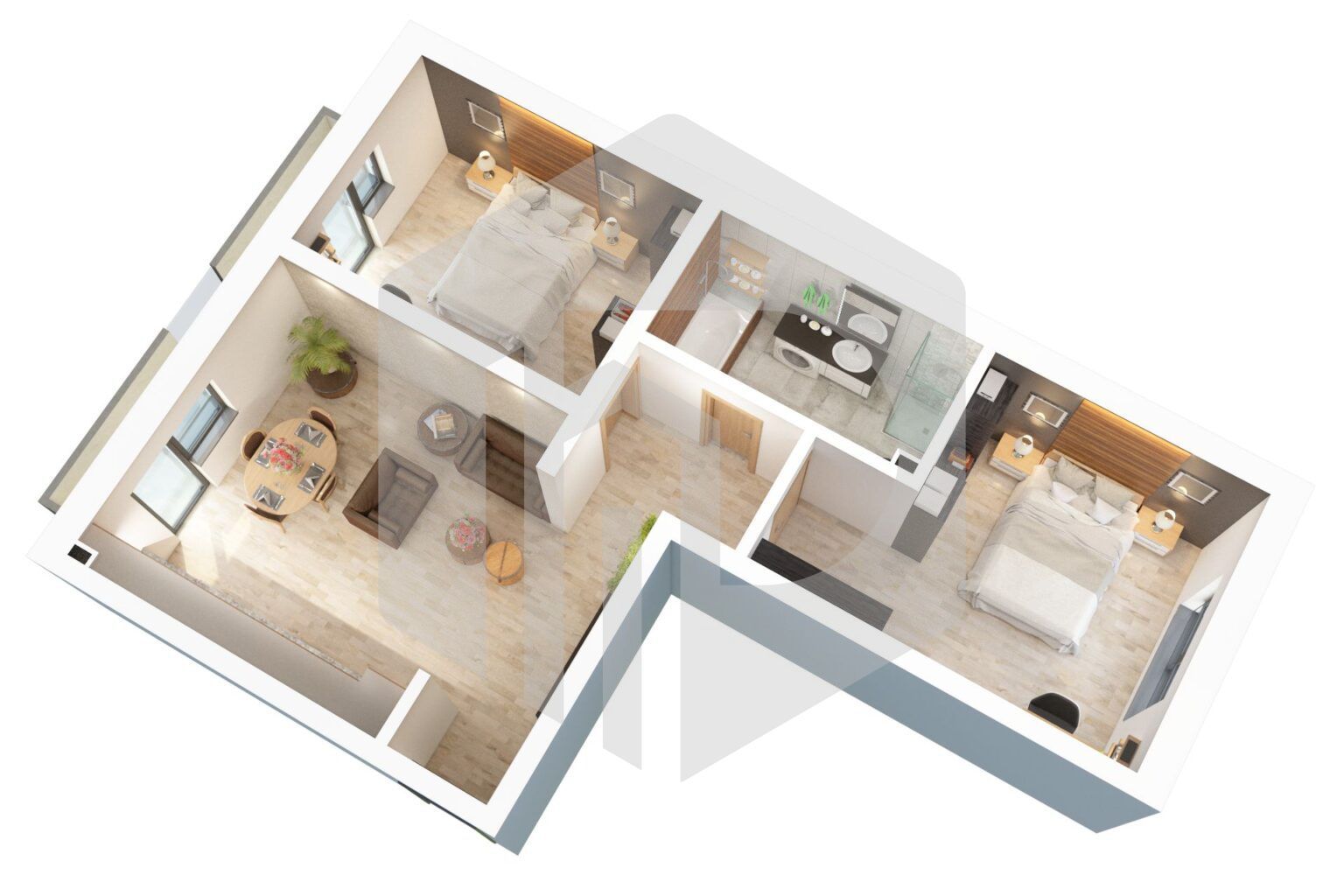 Apartament 3 Camere | Dedeman | Etaj intermediar | Dezvoltator - Poză 6