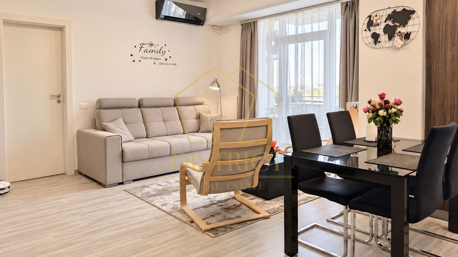 OCAZIE! Apartament cu 3 camere, 2 bai si dressing la intrare in Giroc langa ESO. - Poză 1